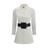 Balenciaga White Cotton Casual Dress