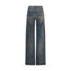Balenciaga Blue Cotton Flared Jeans