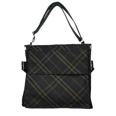 Burberry Green Fabric Crossbody Bag