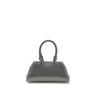 Givenchy Gray Calf Leather Bos Taurus Shoulder Bag