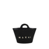 Marni Black Cotton Shoulder Bag