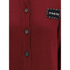 Marni Bordeaux Cashmere Cardigan