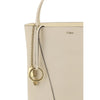 Chloé Cream Calf Leather Bos Taurus Shoulder Bag