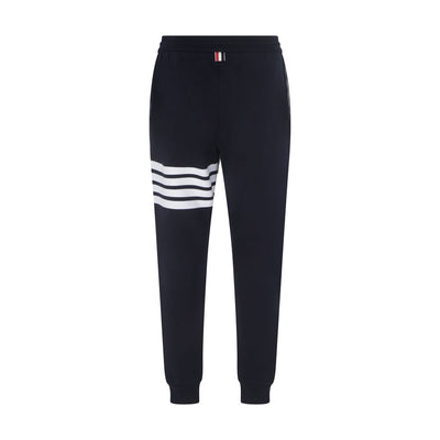 Thom Browne Jogginghose aus blauer Baumwolle (Trainingshose)