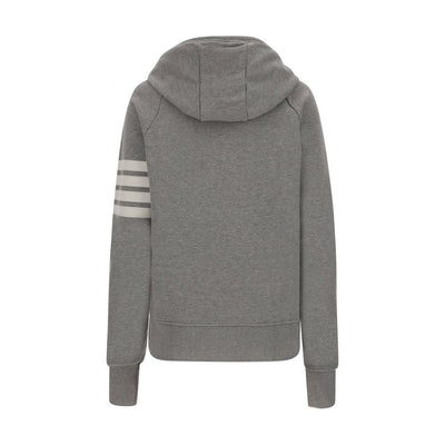 Thom Browne graues Baumwoll-Sweatshirt