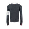 Thom Browne Gray Merino Wool Polo Shirt