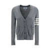 Thom Browne Gray Merino Wool Polo Shirt