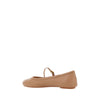 Gianvito Rossi Beige Calf Leather Bos Taurus Ballet Flats
