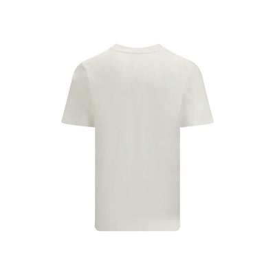 Jil Sander Cremefarbenes Baumwoll-T-Shirt