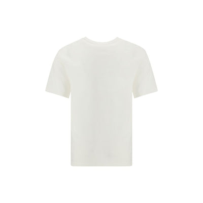 Jil Sander Cremefarbenes Baumwoll-T-Shirt