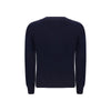 Brunello Cucinelli Blue Fleece Wool Sweatshirt