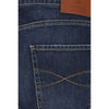 Brunello Cucinelli Blue Cotton Straight-Leg Jeans