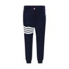 Thom Browne Blue Cotton Casual Pants