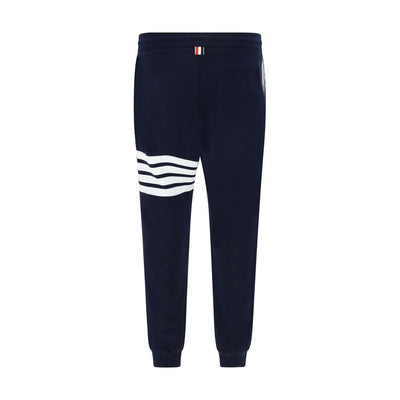 Thom Browne Jogginghose aus blauer Baumwolle (Trainingshose)