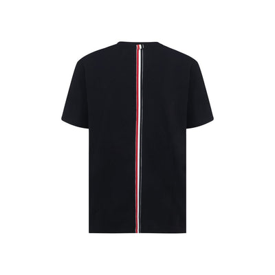 Thom Browne blaues Baumwoll-T-Shirt