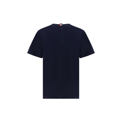 Thom Browne blaues Baumwoll-T-Shirt