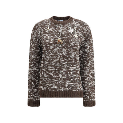 Prada Brown Fleece Wool Sweatshirt