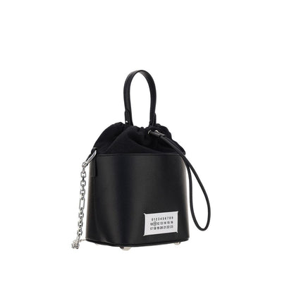 Margiela Black Calf Leather Bos Taurus Shoulder Bag