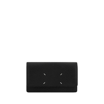 Margiela Black Calf Leather Bos Taurus Wallet