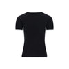 Courrèges Black Cotton T-Shirt