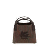 Etro Brown Fabric Shoulder Bag