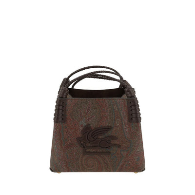 Etro Brown Fabric Shoulder Bag