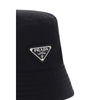 Prada Black Polyamide Bucket Hat