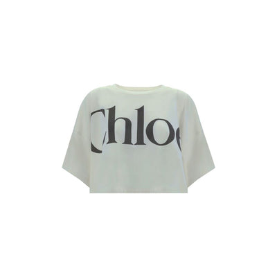 Chloé White Cotton T-Shirt