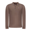 Norway 1963 Brown Cotton Men Polo Shirt