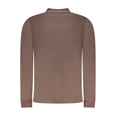 Norway 1963 Brown Cotton Men Polo Shirt