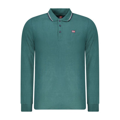 Norway 1963 Green Cotton Men Polo Shirt