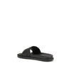 Fendi Black Rubber Flat Sandals