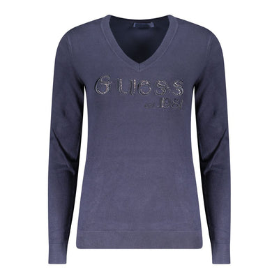 Guess Jeans Blu Viscose Women Sweater