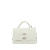 Zanellato White Calf Leather Bos Taurus Shoulder Bag