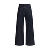 Khaite Blue Cotton Straight-Leg Jeans
