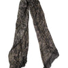 Dolce & Gabbana Brown Camouflage Modal Men Shawl Scarf