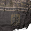 Dolce & Gabbana Brown Camouflage Modal Men Shawl Scarf