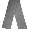 Dolce & Gabbana Gray Cashmere Knit Neck Wrap Shawl Scarf