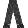 Dolce & Gabbana Black Silk Dotted Men Neck Wrap Shawl Scarf