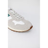 Blauer Gray Leather Athletic Sneakers