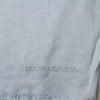 Dolce & Gabbana Light Blue Cashmere Knitted Shawl