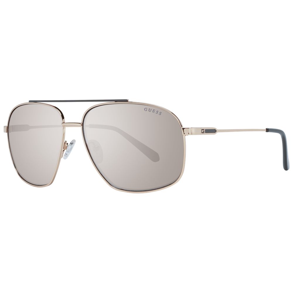 Guess – Sonnenbrille aus goldenem Metall
