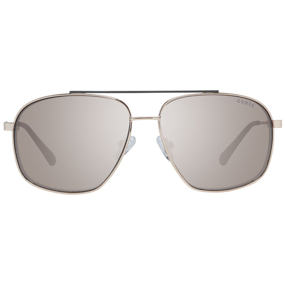Guess – Sonnenbrille aus goldenem Metall