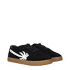 Palm Angels Black Leather Low Top Sneakers