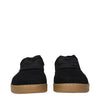Palm Angels Black Leather Low Top Sneakers