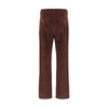 Max Mara Bordeaux Cotton Cropped Pants