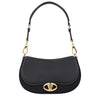 Valentino Garavani Black Leather Shoulder Bag