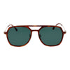 Lozza Brown Metal Sunglasses