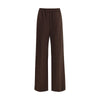 Max Mara Gray Polyester Casual Pants
