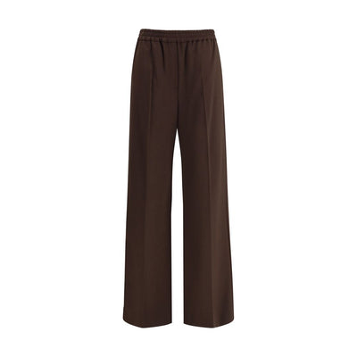 Max Mara Gray Polyester Casual Pants